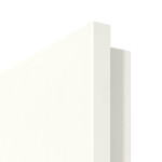 Detailansicht der Premiumkante von GARANT Brandschutztür T30 W1000ST3 Premium Weiß GHK08