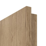 Detailansicht der Premiumkante von GARANT Wohnungseingangstür Authentic Risseiche CePaL