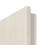 Detailansicht der runden Kante von GARANT Wohnungseingangstür Corona 851 Authentic Perl CePaL