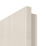 Detailansicht der Premiumkante von GARANT Wohnungseingangstür Corona 831 Authentic Perl CePaL