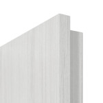 Detailansicht der Premiumkante von GARANT Doppelflügeltür Corona 832 Authentic Grigio CePaL mit Zarge