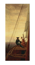 Caspar David Friedrich Reproduktion Auf einem Segelschiff