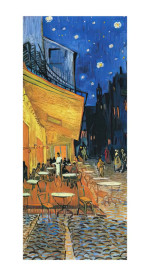 Vincent van Gogh Reproduktion Caféterrasse am Abend