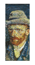 Vincent van Gogh Reproduktion Selbstporträt mit grauem Filzhut
