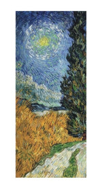 Vincent van Gogh Reproduktion Zypressenweg unter dem Sternenhimmel