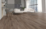 Milieubild Wohnbereich von Eiche dunkelgrau strukturiert 1-Stab Extreme Laminat - Wiparquet