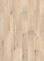 Draufsicht von Eiche gekalkt beige strukturiert 1-Stab Explore Laminat - Wiparquet