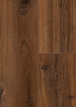 Detailansicht von Eiche dunkelbraun strukturiert 1-Stab Living Laminat - Wiparquet