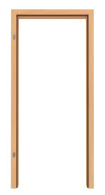 Frontbild von Französische Buche ProLine Duradecor Zarge für Wohnungseingangstüren (Rundkante) - Hörmann