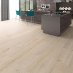 Milieubild Küche von Eiche creme strukturiert 1-Stab SPC Rigid silent Designboden Vinyl - Wiparquet