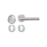 Rio Steel ER34 Edelstahl matt Rundrosette Wechselgarnitur - Karcher Design