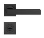 Seattle ER46Q Kosmos schwarz eckige Rosettengarnitur WC außen - Karcher Design