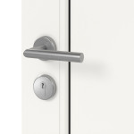 Kneer Haustür Kunststoff KF 404 S 115 RAL 9016-RAL 9016 Detail Oberfläche
