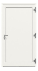 Kneer Haustür Alu AT72 EF 119 RAL 9016-RAL 9016 Frontansicht innen