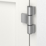 Kneer Haustür Alu AT72 EF 119 RAL 9016-RAL 9016 Detail Bänder