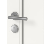 Kneer Haustür Kunststoff KF 404 S 117 RAL 9016-RAL 9016 Detail Oberfläche