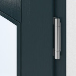 Kneer Haustür Holz 316 Meranti RAL 7016-Meranti RAL 7016 Detail Bänder