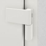 Interio Haustür Kunststoff 3-Sterne 1075 RAL 9016-RAL 9016 Detail Bänder