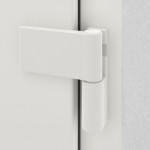 Interio Haustür Kunststoff 3-Sterne 1096 RAL 9016-RAL 9016 Detail Bänder