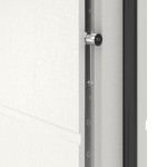 Interio Haustür Holz 5-Sterne 1119 RAL 9016-RAL 9016 Detail Schließer