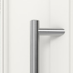 Interio Haustür Alu 5-Sterne 1154 RAL 9016-RAL 9016 Detail Drücker