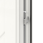 Interio Haustür Alu 5-Sterne 1163 RAL 9016-RAL 9016 Detail Schließer