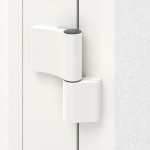 Interio Haustür Alu 5-Sterne 1178 RAL 9016-RAL 9016 Detail Bänder