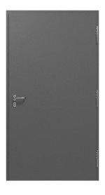 Motiv 010 der Stahl-Aluminium Haustür Thermo46 - Innenseite in CH 703 Titan metallic