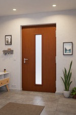Hörmann Haustür Thermo46 020 Golden Oak-Golden Oak Stilwelt innen