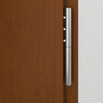Hörmann Haustür Thermo46 020 Golden Oak-Golden Oak Detail Bänder