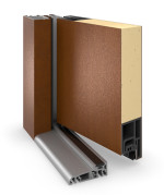 Hörmann Haustür Thermo46 020 Golden Oak-Golden Oak Detail Querschnitt