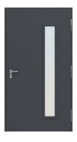 Hörmann Haustür Thermo46 025 RAL 7016-RAL 7016 Frontansicht innen