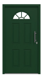 Hörmann Haustür Thermo46 200 RAL 6005-RAL 6005 Frontansicht außen