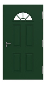 Hörmann Haustür Thermo46 200 RAL 6005-RAL 6005 Frontansicht innen