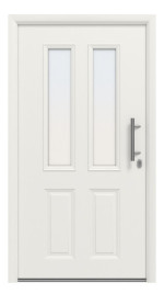 Hörmann Haustür Thermo65 410 RAL 9016-RAL 9016 Frontansicht außen