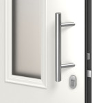 Hörmann Haustür Thermo65 410 RAL 9016-RAL 9016 Detail Drücker