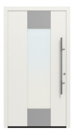 Hörmann Haustür ThermoSafe 140 RAL 9016-RAL 9016 Frontansicht außen