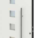 Hörmann Haustür ThermoSafe 177 RAL 9016-RAL 9016 Detail Drücker