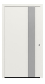 Hörmann Haustür ThermoSafe 565 RAL 9016-RAL 9016 Frontansicht außen