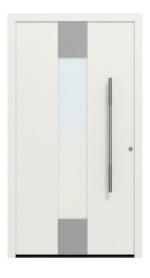 Hörmann Haustür ThermoSafe 680 RAL 9016-RAL 9016 Frontansicht außen