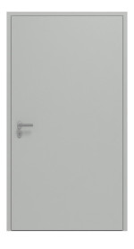 Hörmann Haustür ThermoCarbon 304 RAL 7035-RAL 7035 Frontansicht innen