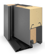 Hörmann Haustür ThermoCarbon 304 CH 703-CH 703 Detail Querschnitt