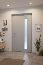 Hörmann Haustür ThermoCarbon 306 RAL 9006-RAL 9006 Stilwelt innen