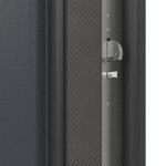 Hörmann Haustür ThermoCarbon 680 RAL 7016-RAL 7016 Detail Schließer