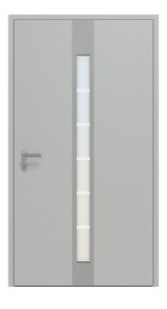 Hörmann Haustür ThermoCarbon 686 RAL 7035-RAL 7035 Frontansicht innen