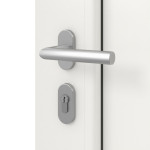 Interio Haustür Kunststoff 4-Sterne 1096 RAL 9016-RAL 9016 Detail Oberfläche
