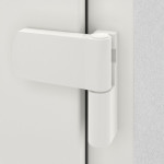 Interio Haustür Kunststoff 4-Sterne 1101 RAL 9016-RAL 9016 Detail Bänder