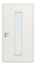 Hörmann Haustür ThermoCarbon 504 RAL 9016-RAL 9016 Frontansicht innen