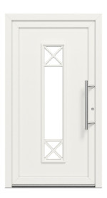 Höning Haustür Edition 2019 Amadeus RAL 9016-RAL 9016 Frontansicht außen