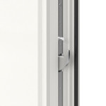 Interio Haustür Alu 6-Sterne 1153 RAL 9016-RAL 9016 Detail Schließer